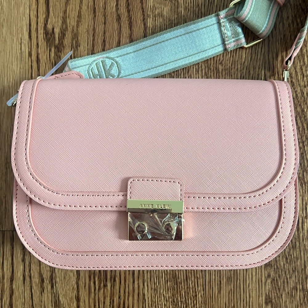 Anne Klein Pink Crossbody Bag - Picture 2 of 5